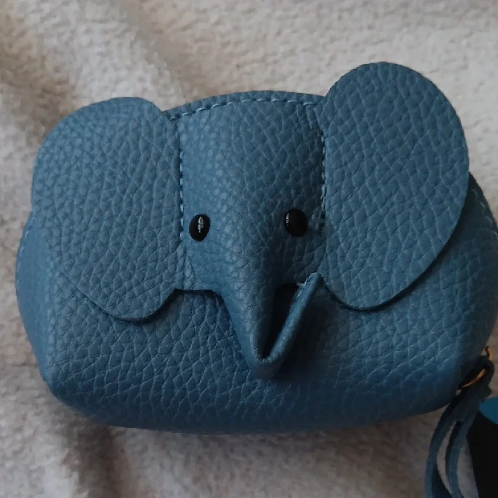 Blue Elephant Coin Purse - Picture 2 of 6